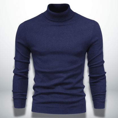 Wool-Blend Knit Sweater – Turtleneck Neck & Warm Cover