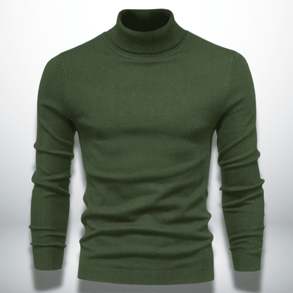 Wool-Blend Knit Sweater – Turtleneck Neck & Warm Cover