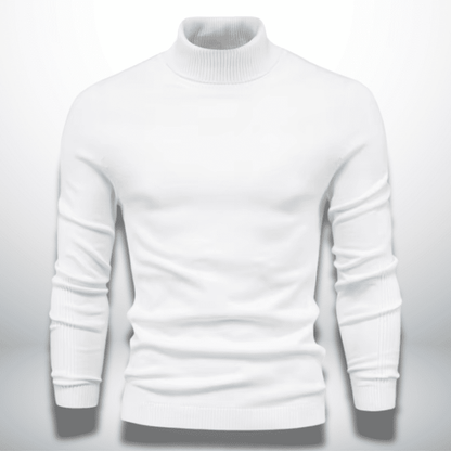 Wool-Blend Knit Sweater – Turtleneck Neck & Warm Cover
