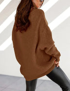 Wool-Blend Pullover - Roll Neck & Warm Layering Shape