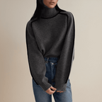 Wool-Blend Pullover - Turtleneck Shape & Warm Comfort