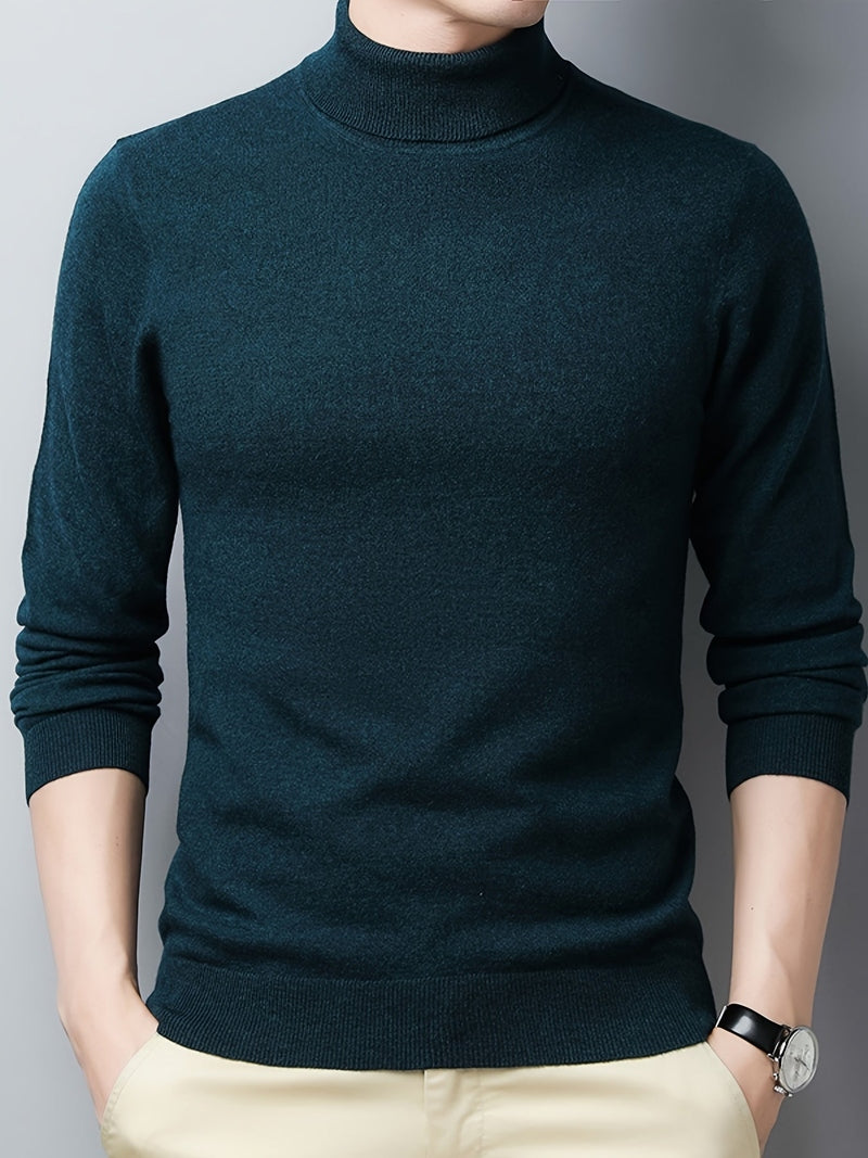 Wool-Blend Sweater - Light Stretch Fit & Warm Layering