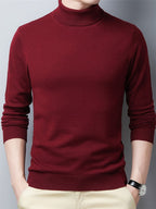 Pull en laine mélangée - Coupe extensible légère et chaude