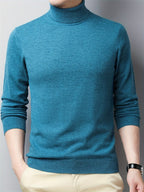 Pull en laine mélangée - Coupe extensible légère et chaude