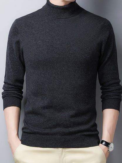 Wool-Blend Sweater - Light Stretch Fit & Warm Layering