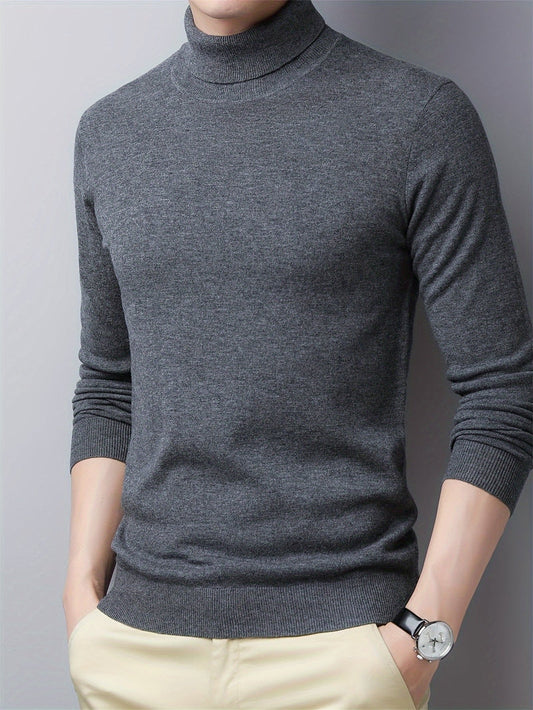 Wool-Blend Sweater - Light Stretch Fit & Warm Layering