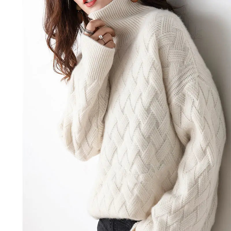 Wool-Blend Sweater - Loose Shape And Warm Layering Fit
