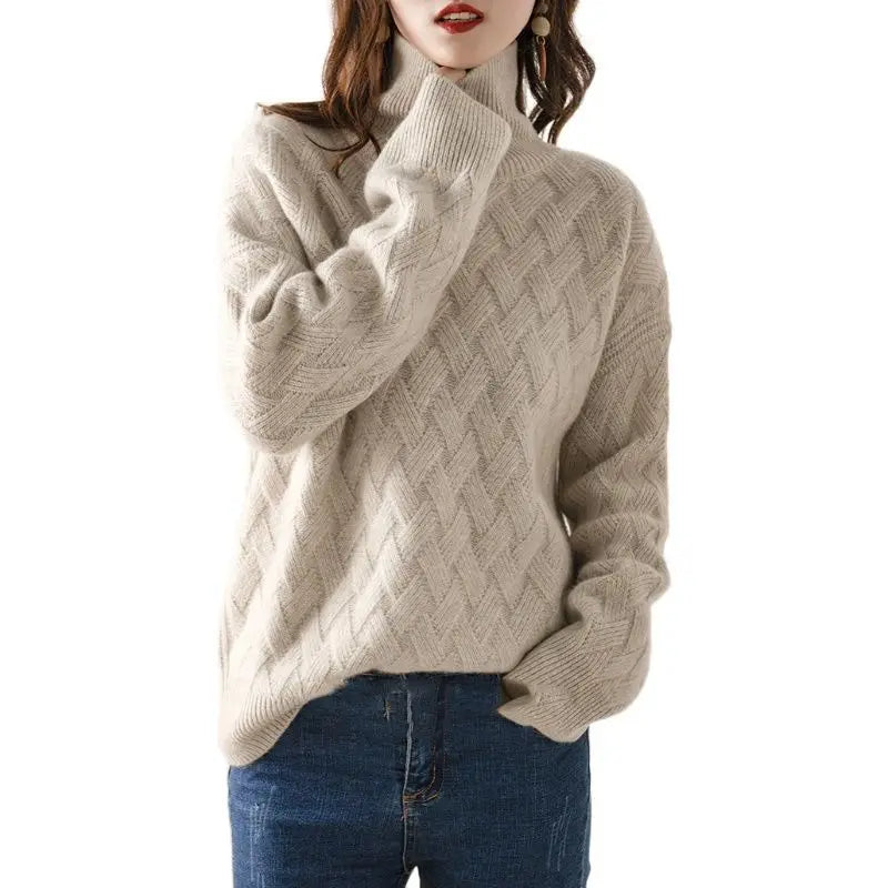 Wool-Blend Sweater - Loose Shape And Warm Layering Fit