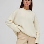Wool-Blend Sweater – Roomier Shape & Warm Layering Fit