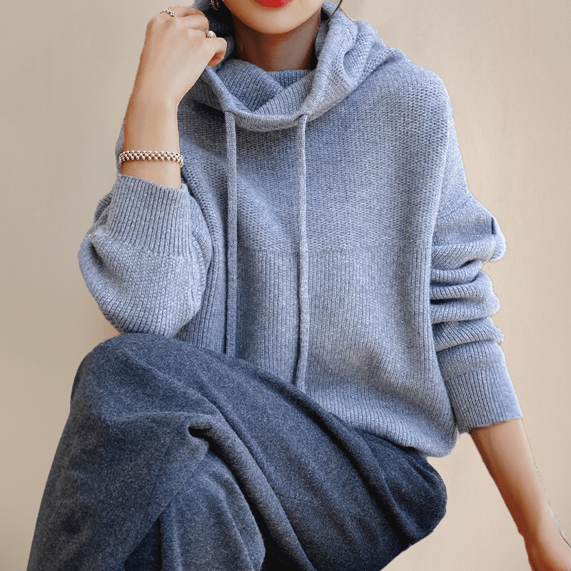 Wool-Blend Turtleneck Sweater - Silky Feel And Warmth