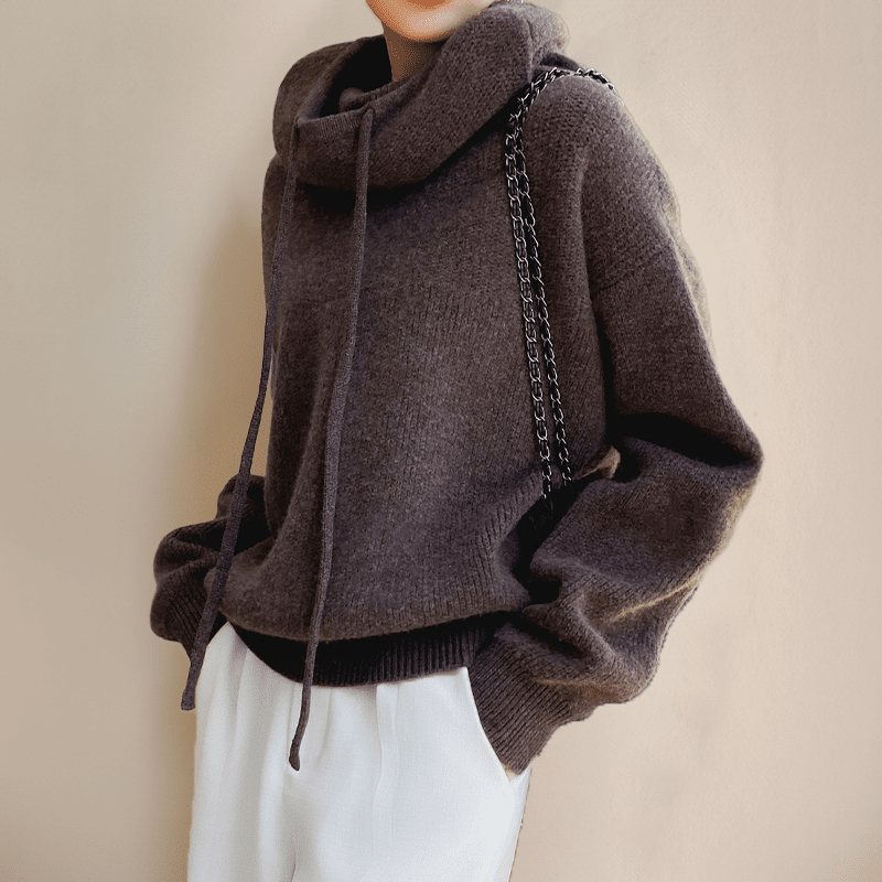 Wool-Blend Turtleneck Sweater - Silky Feel And Warmth