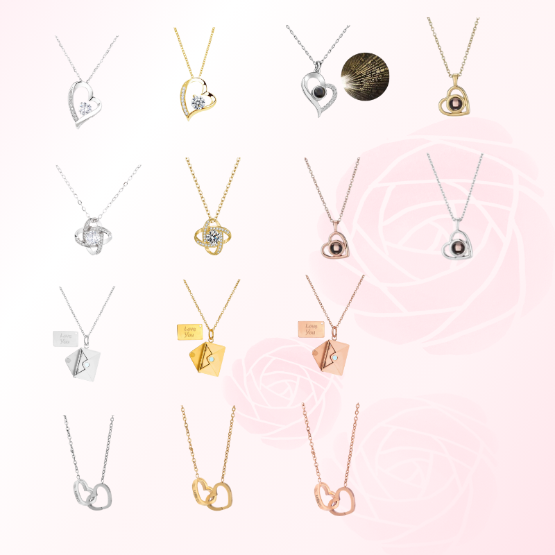 💖Mother's Day Promotion💖For Dropshipping：A Variety of Jewelry Options - With Apple Rose Box--