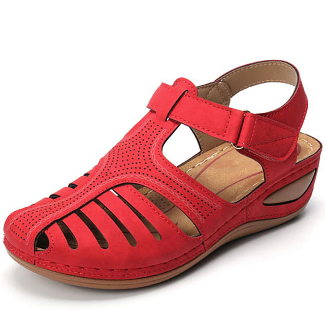 Sandales compensées orthopédiques Calypso Gladiator 