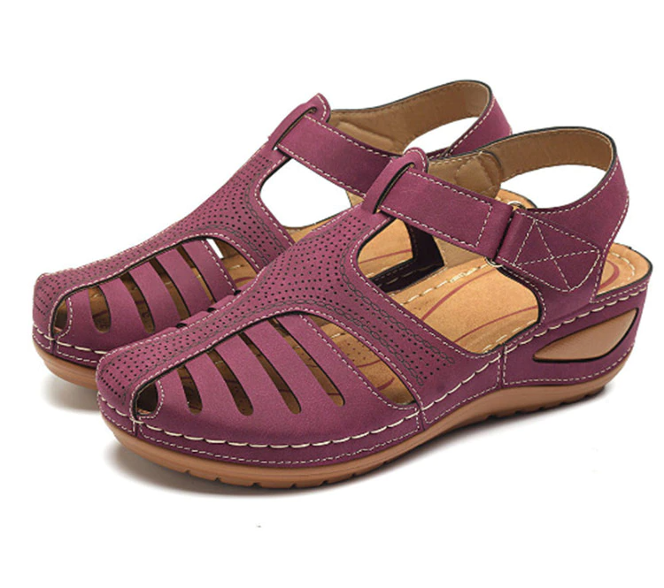 Sandales compensées orthopédiques Calypso Gladiator 