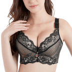 Full Coverage Push Up Lace Bra