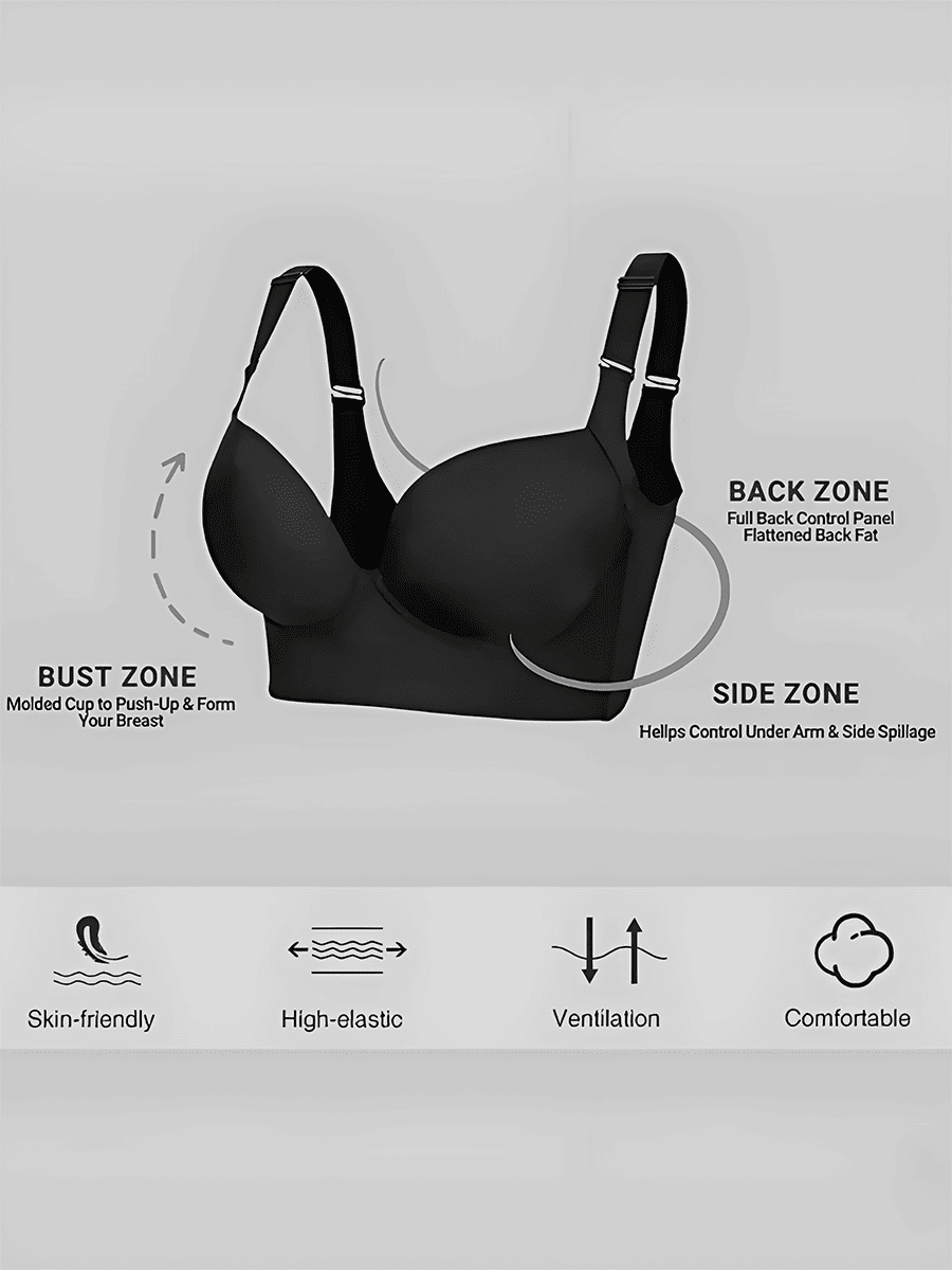 Back Smoothing Push-Up Bra
