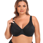 Breathable Full Coverage Support Lift Lace Bra