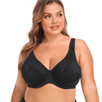 Breathable Full Coverage Support Lift Lace Bra