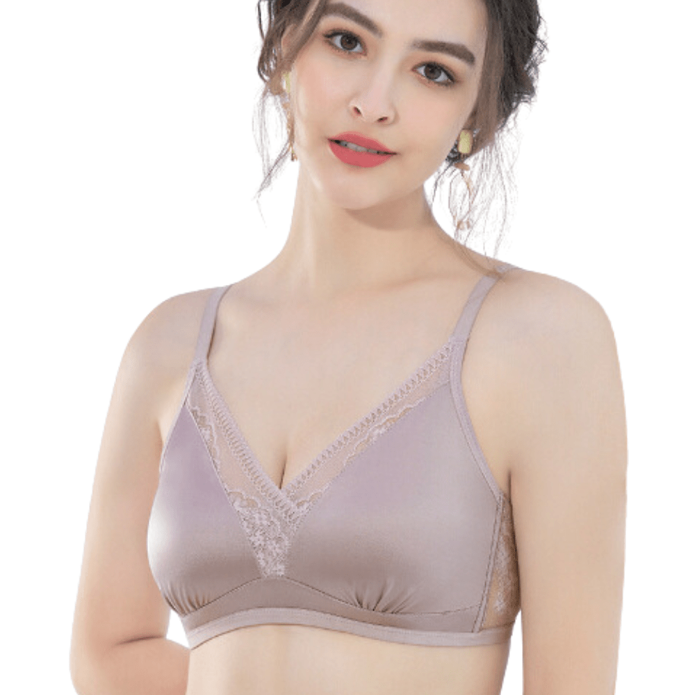 Breathable Padded Lace Push-Up Bra