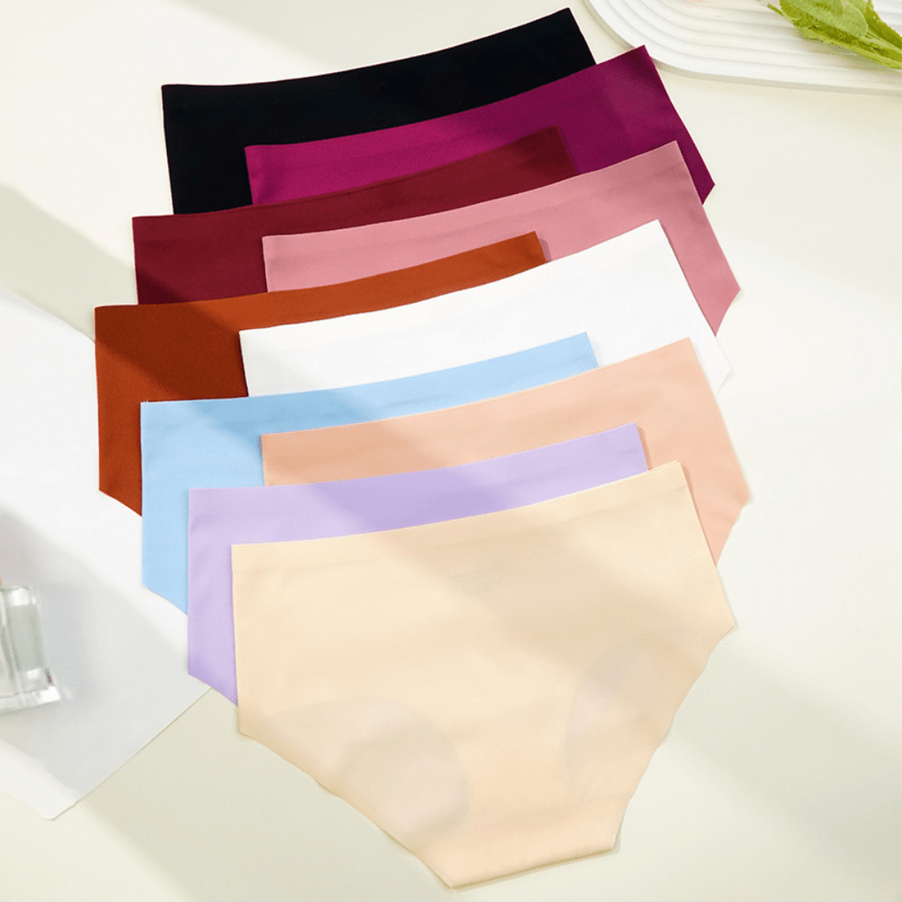 Breathable Seamless Mid-Waist Underwear