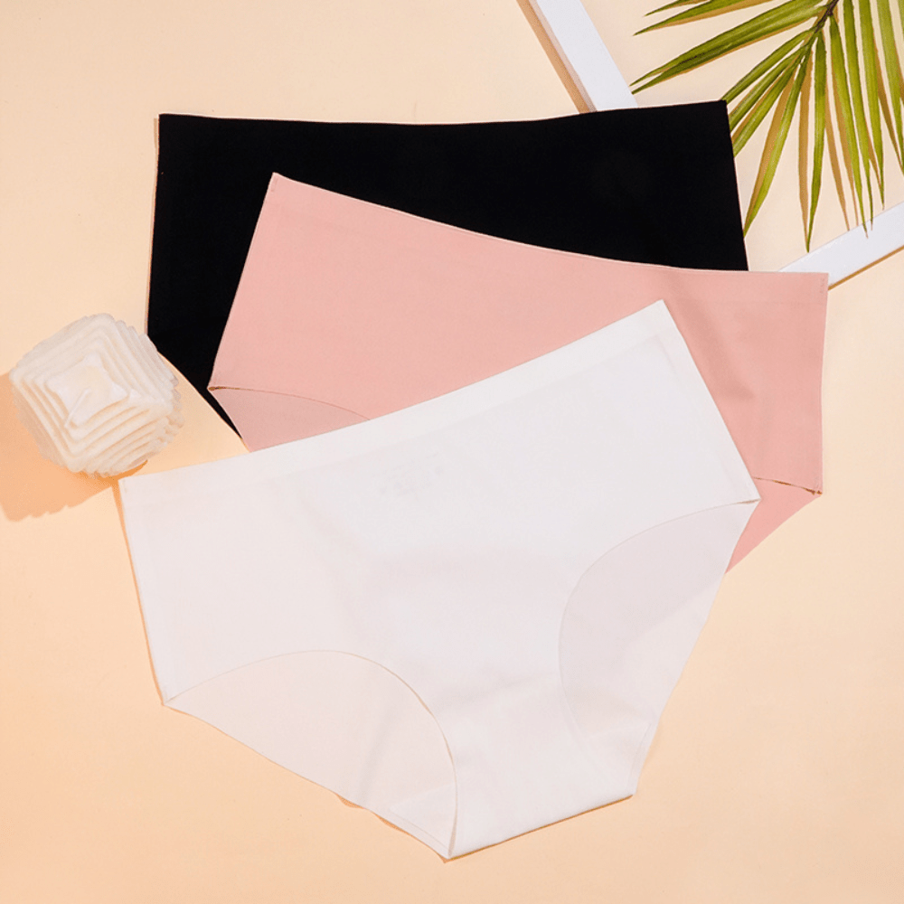 Breathable Seamless Mid-Waist Underwear