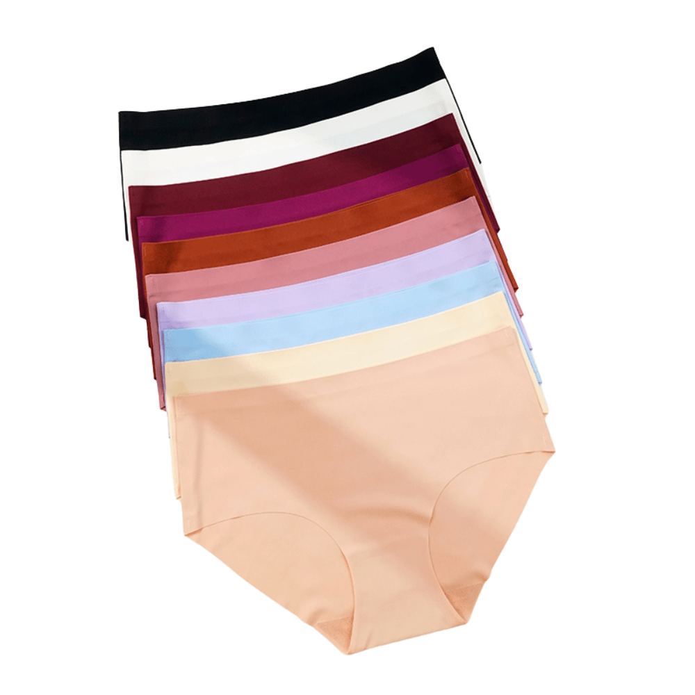 Breathable Seamless Mid-Waist Underwear