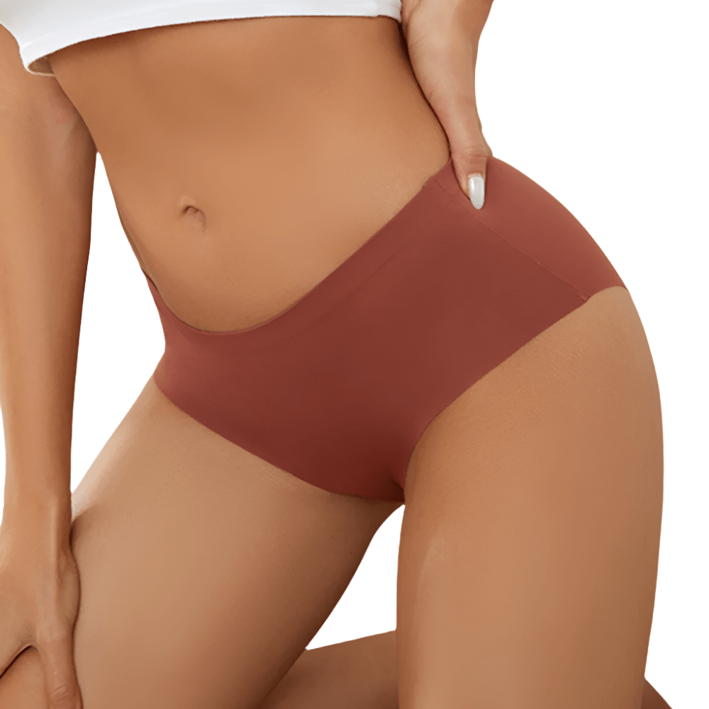 Breathable Seamless Mid-Waist Underwear