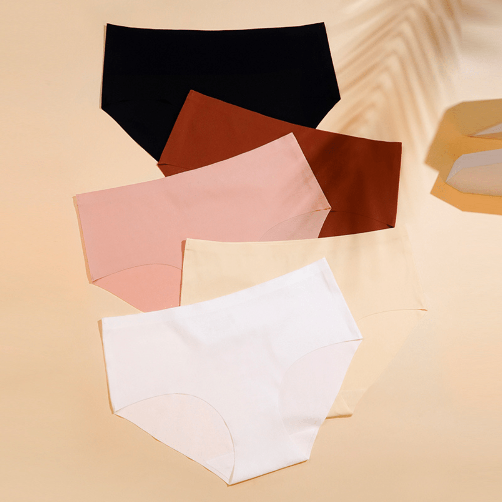 Breathable Seamless Mid-Waist Underwear