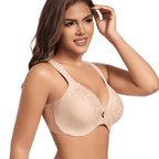 Comfort Lace Underwire Push-Up Bra