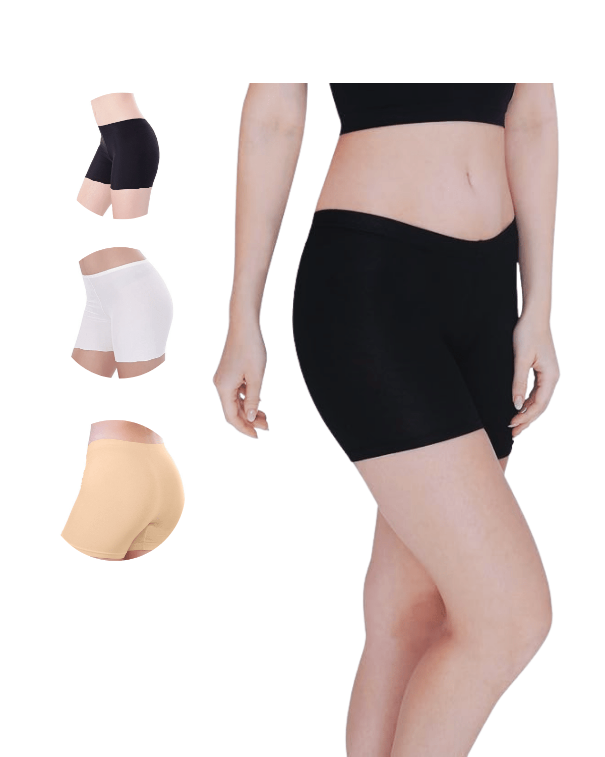 Comfort Seamless Mid-Waist Boyshorts Underwear