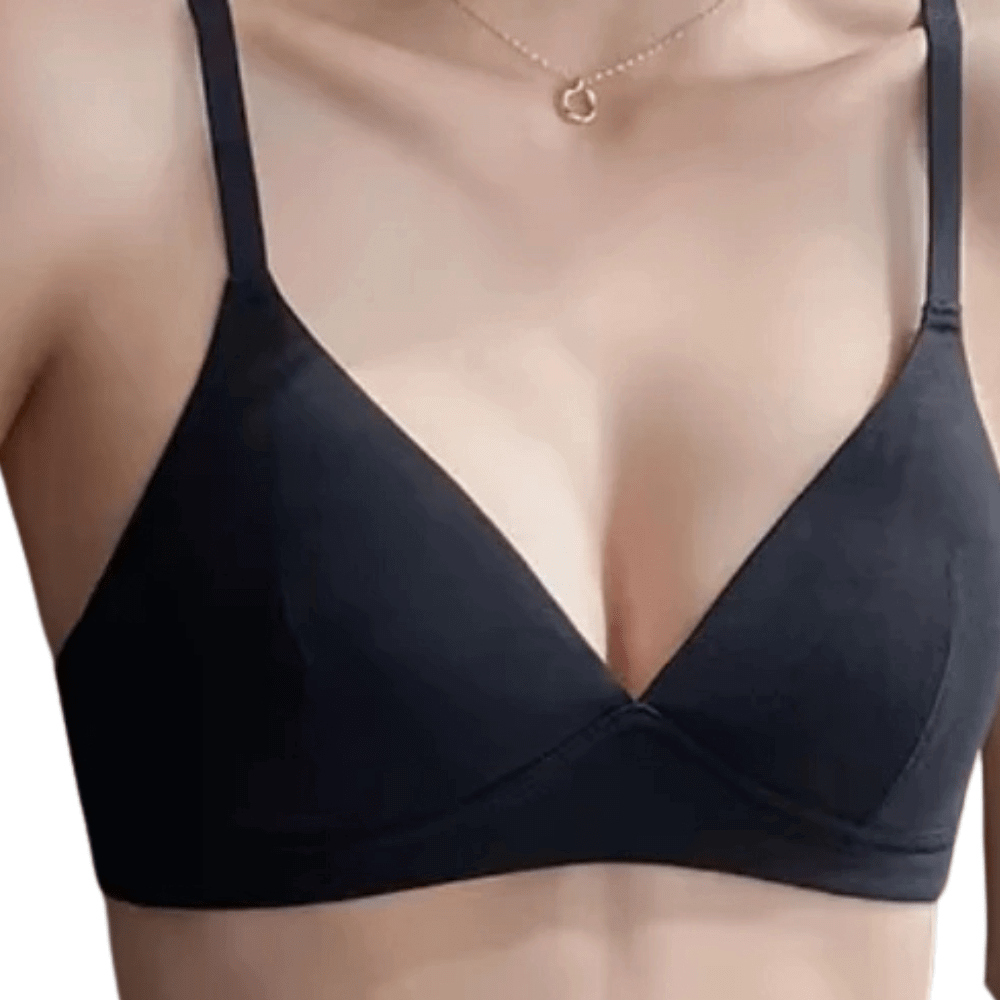 Comfy Triangle Wireless Bra | Lightweight & Adjustable Straps