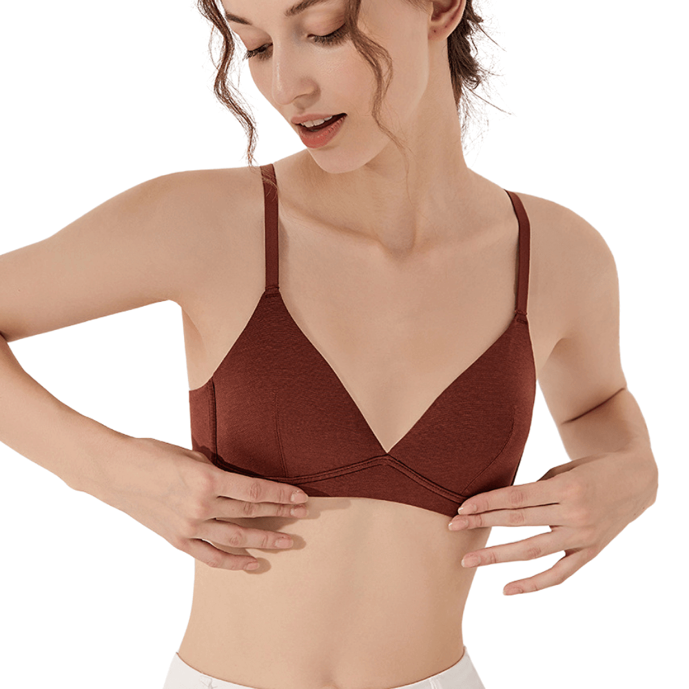 Comfy Triangle Wireless Bra | Lightweight & Adjustable Straps