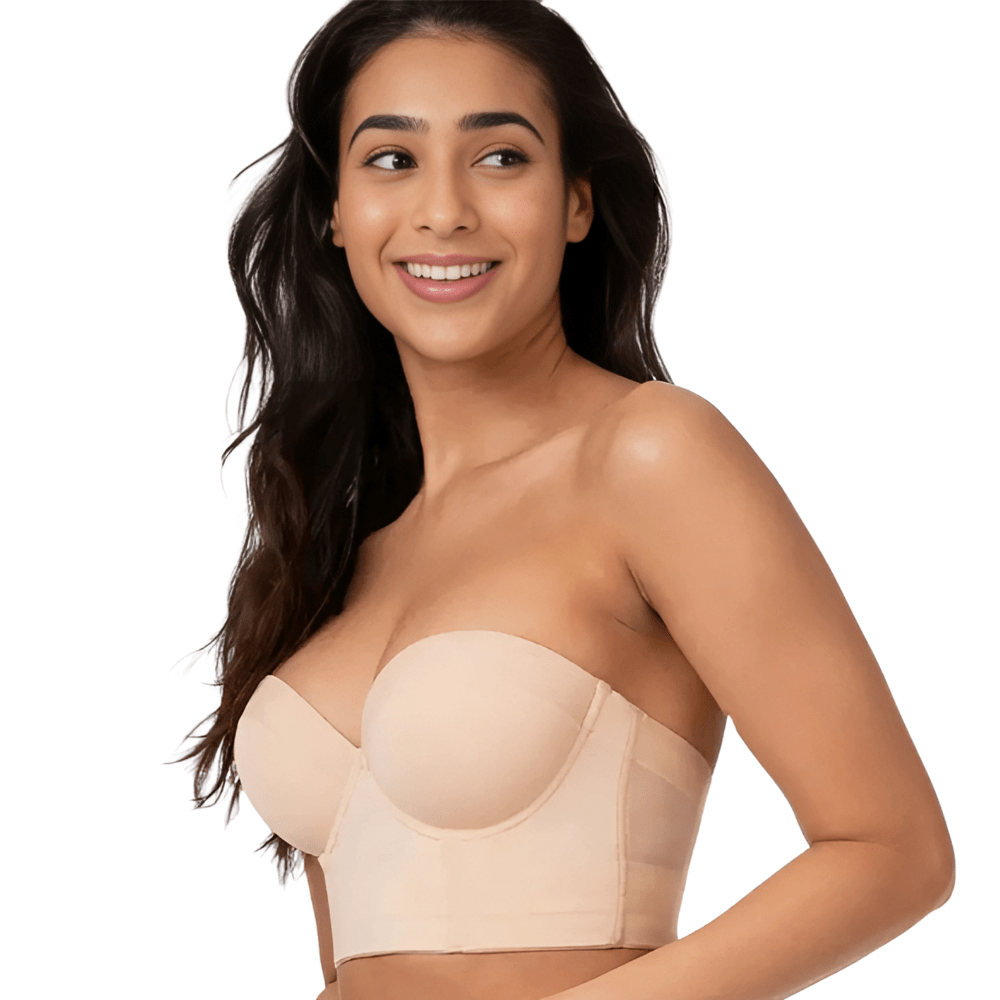 Convertible Strapless Push Up Corset Posture Bra