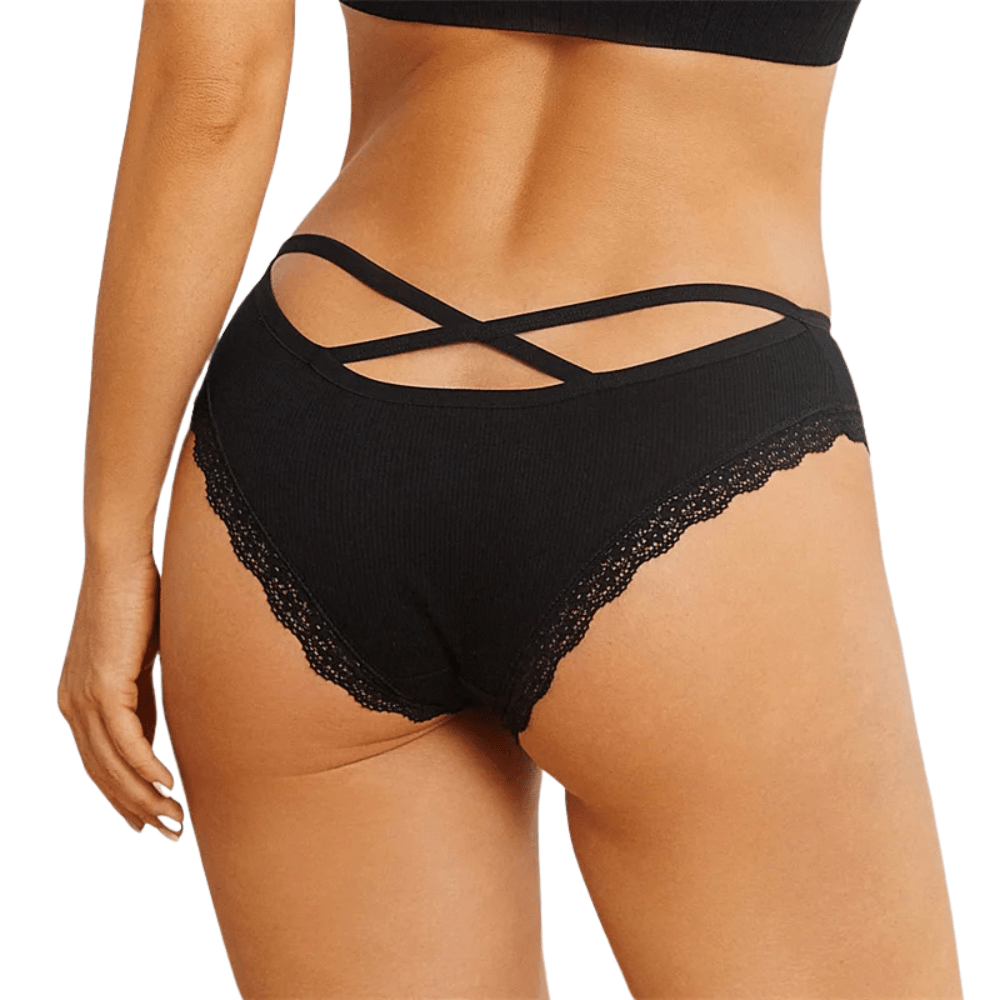 Cross-Strap Low-Waist Underwear