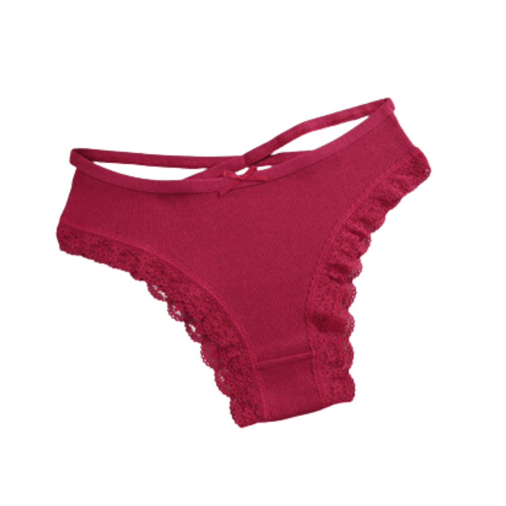 Cross-Strap Low-Waist Underwear
