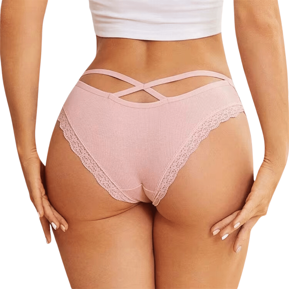 Cross-Strap Low-Waist Underwear