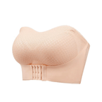 Strapless Front Buckle Convertible Wireless Bra