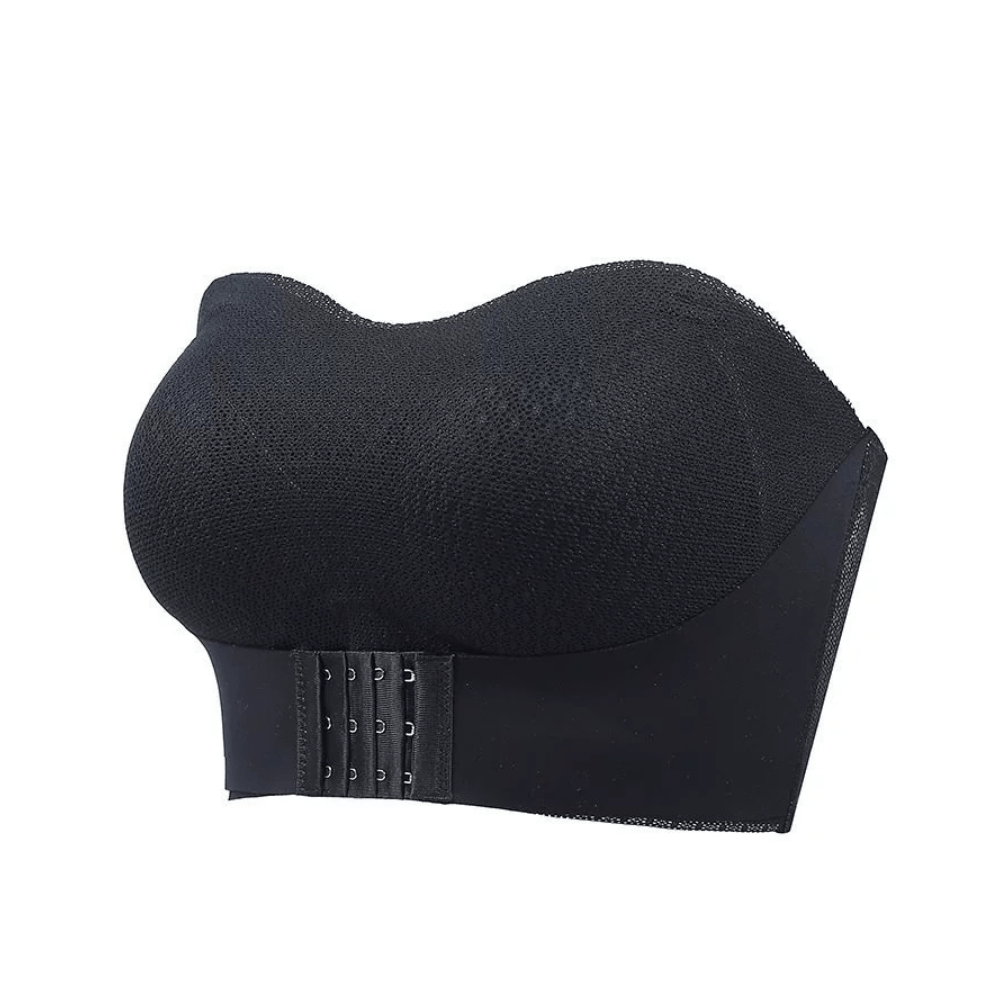 Strapless Front Buckle Convertible Wireless Bra