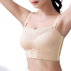 Strapless Front Buckle Convertible Wireless Bra