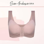 Front Closure Seamless Push Up Bra Plus Size