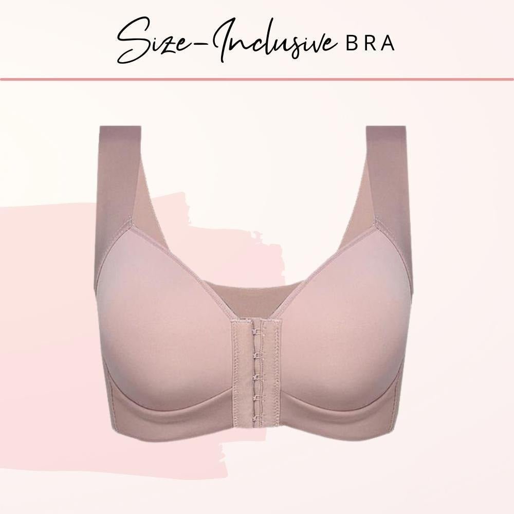 Front Closure Seamless Push Up Bra