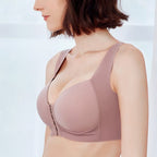 Front Closure Seamless Push Up Bra