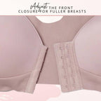 Front Closure Seamless Push Up Bra Plus Size