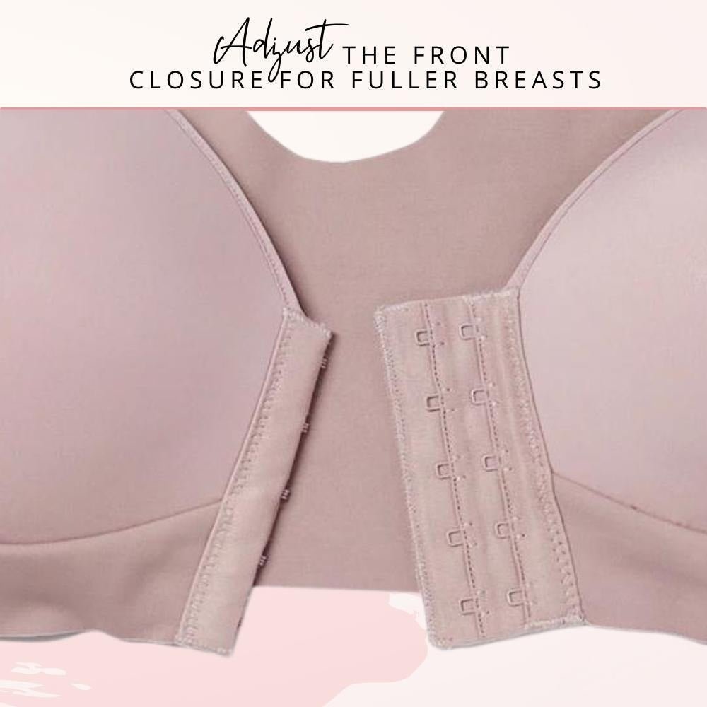 Front Closure Seamless Push Up Bra