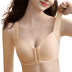 Front Closure Seamless Push Up Bra Plus Size