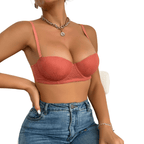 Soutien-gorge balconnet à armatures en dentelle