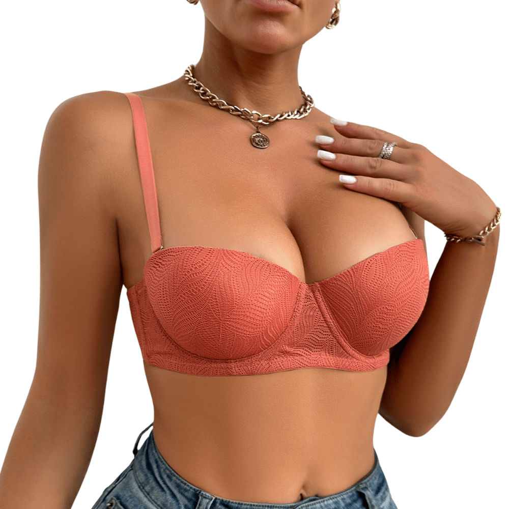 Lace Underwire Balconette Bra