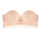 Lace-Up Strapless Push-Up Bra