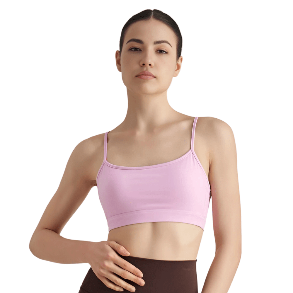 Minimalist Sports Bralette | Thin Strap & Light Support