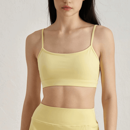 Minimalist Sports Bralette | Thin Strap & Light Support
